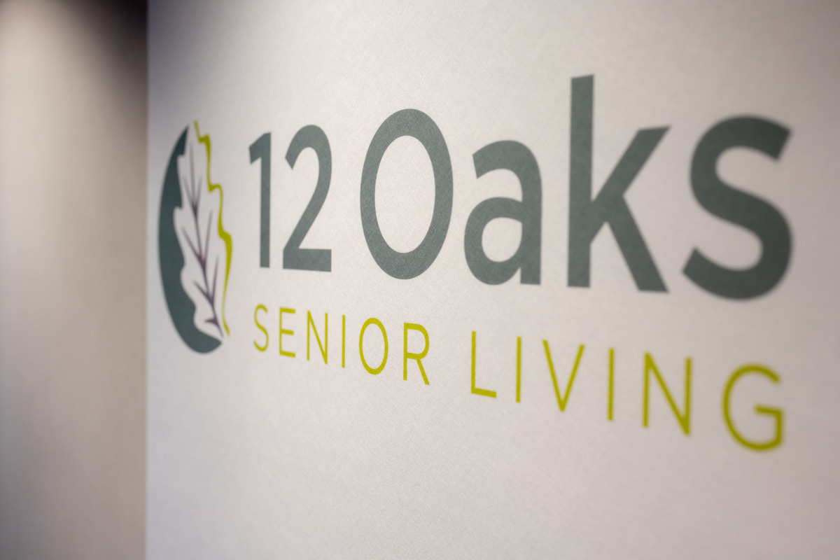 12 Oaks Senior Living wall graphics